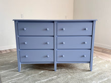 Load image into Gallery viewer, 6-Drawer Dresser in Forget-Me-Not
