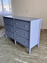 Load image into Gallery viewer, 6-Drawer Dresser in Forget-Me-Not
